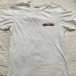 Stance White Tee with Bold Graphic